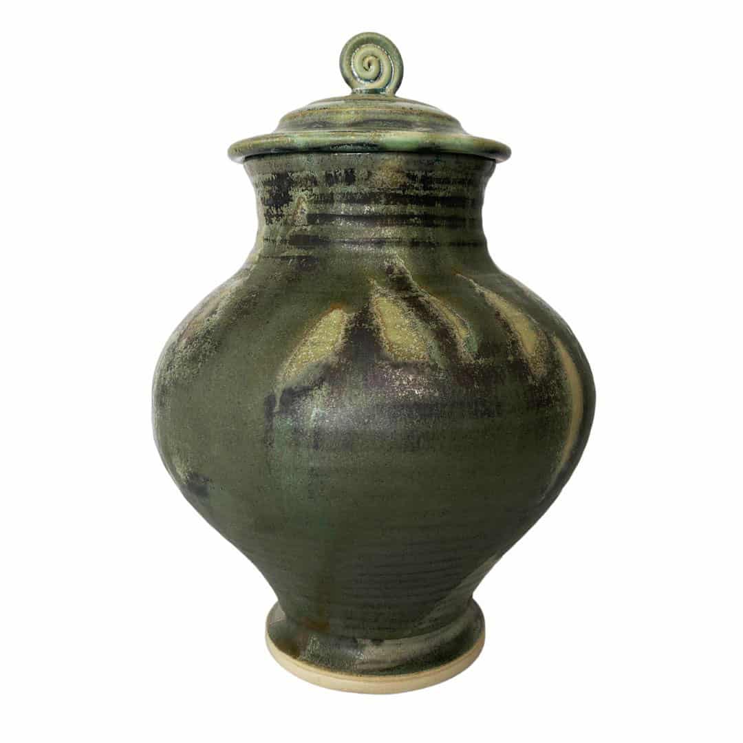 boan celtic cremation urn green