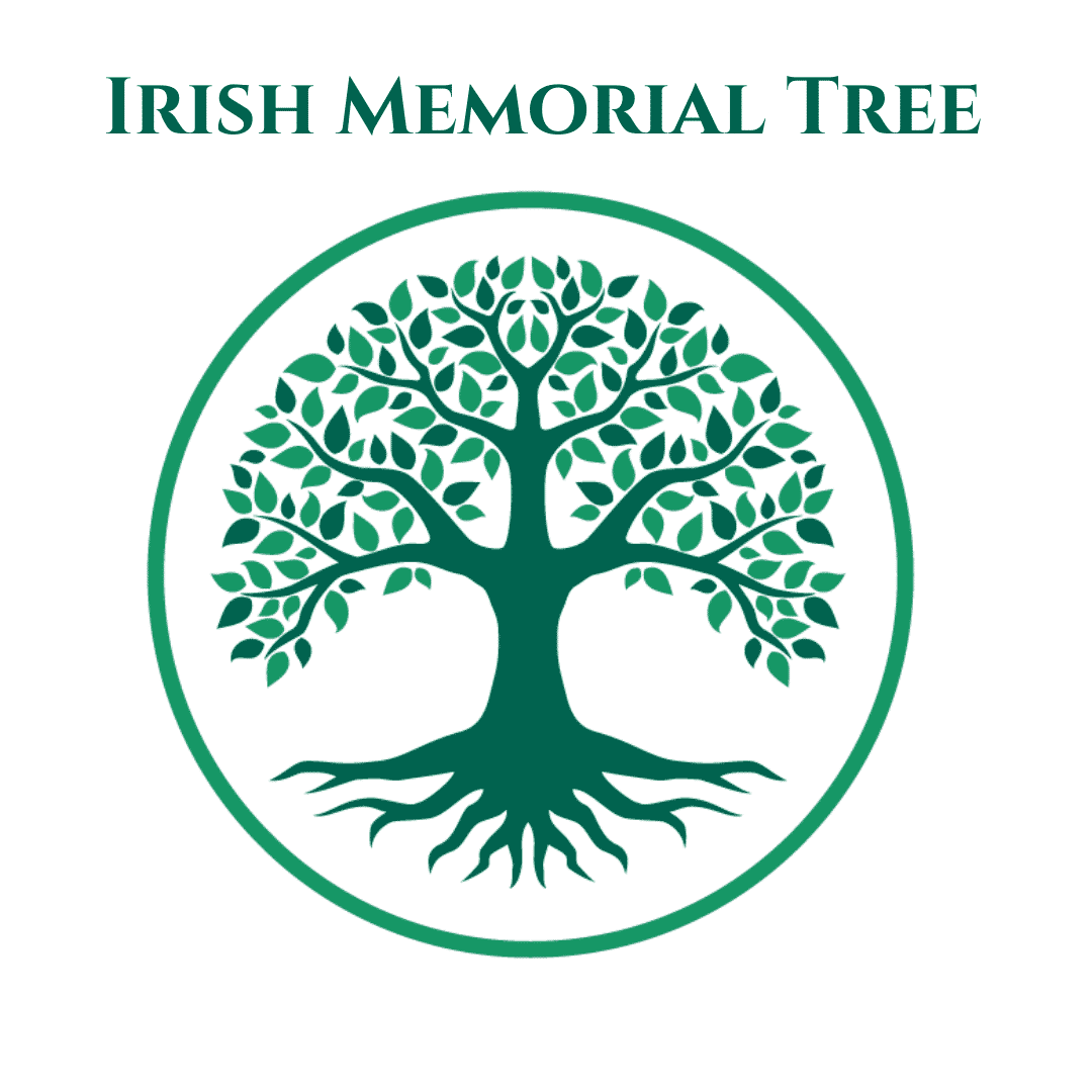 Memorial tree irish trees logo